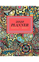 2020 Planner Monthly and Weekly View