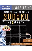 Sudoku Expert: Brain health games - Sudoku Extreme Hard game Sudoku Puzzles for Brain Sharper(98 Sudoku Puzzles Book Large Print)