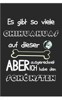 Eikland - Notes: Pet Dog Beautifull Chihuahua of the World German - Notebook 6x9 checkered