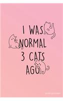 I Was Normal 3 Cats Ago 2020 Planner