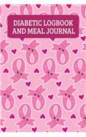 Diabetic Logbook And Meal Journals: Daily Food Diary And Blood Sugar Log - Breast Cancer Survivor Or Fighter