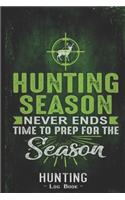 Hunting Log Book Journal for Hunter