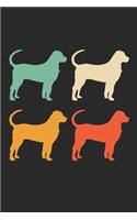 Mastiff Notebook - Retro Mastiff Journal - Vintage Mastiff Diary