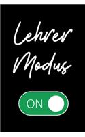 Lehrer Modus on: A5 PUNKTIERT Geschenkidee für Lehrer Erzieher - Abschiedsgeschenk Grundschule - Klassengeschenk - Dankeschön - Lehrer Geschenk - Weihnachten