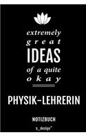 Notizbuch für Physik-Lehrer / Physik-Lehrerin