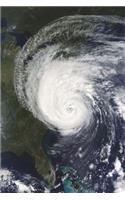 Hurricane Over East Coast of United States Journal: 150 Page Lined Notebook/Diary