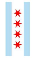 Chicago Flag 6x9 Personal Journal