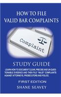How to File Valid Bar Complaints