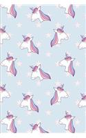 Unicorn Pattern - Mythical Creature 23: Blank Lined Notebook for Unicorn Lovers and Mythical Creatures Enthusiasts