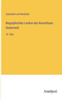 Biographisches Lexikon des Kaiserthums Oesterreich