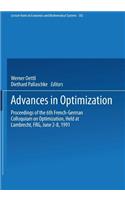 Advances in Optimization