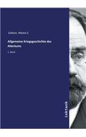 Allgemeine Kriegsgeschichte des Altertums
