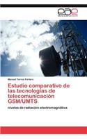 Estudio comparativo de las tecnologías de telecomunicación GSM/UMTS