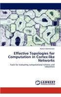 Effective Topologies for Computation in Cortex-like Networks