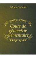 Cours de Géométrie Élémentaire