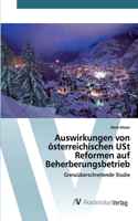 Auswirkungen von österreichischen USt Reformen auf Beherberungsbetrieb