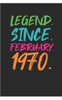 Legend Since February 1970