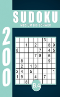 Sudoku Erwachsene Medium Bis Schwer Band 4: Großdruck im DIN A4-Format, 200 Rätsel 9x9 Sudokus für Erwachsene von Medium bis Schwer mit Lösungen Ein tolles Geschenk für Erwachsene und Senioren