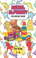 Animal Alphabet Coloring Book: Colorful Adventures from A to Z: Explore the Animal Kingdom with our Alphabet Coloring Book.