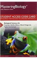Mastering Biology with Pearson Etext -- Standalone Access Card -- For Biological Science