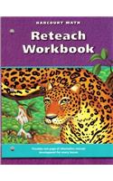 Harcourt School Publishers Math California: Reteach Workbook Gr6