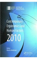 Contemporary Ergonomics and Human Factors 2010