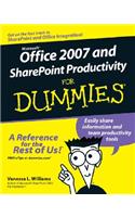 Office 2007 and Sharepoint Productivity for Dummies