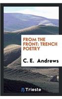 From the Front; Trench Poetry