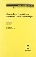 Current Developments in Lens Design and Optical Engineering