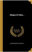 Elégies Et Odes...