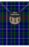 Clan Edmonstone Tartan Journal/Notebook