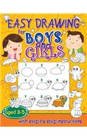 Easy drawing for boys and girls aged 3-5