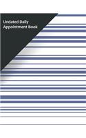 Undated Daily Appointment Book