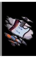 Bass Guitar Claw: Music Guitarist Gift For Musicians (6x9) Lined Notebook To Write In