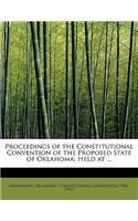 Proceedings of the Constitutional Convention of the Proposed State of Oklahoma