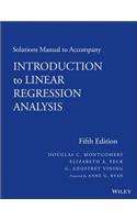 Solutions Manual to Accompany Introduction to Linear Regression Analysis