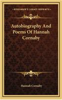 Autobiography And Poems Of Hannah Cornaby