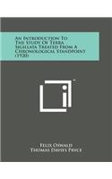 Introduction to the Study of Terra Sigillata Treated from a Chronological Standpoint (1920)