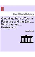 Gleanings from a Tour in Palestine and the East ... with Map and ... Illustrations.