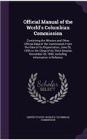 Official Manual of the World's Columbian Commission
