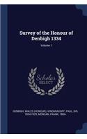 Survey of the Honour of Denbigh 1334; Volume 1