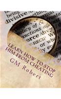 Learn How To Stop Him From Cheating: (English)
