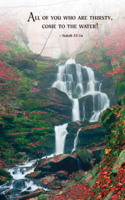 Waterfall Scripture Series Bulletin (Pkg of 50)