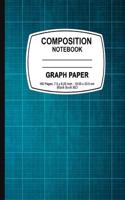 Graph Paper Notebook: Blue Cover, Graph Paper Notebook, 7.5 X 9.25, 160 Pages for for School / Teacher / Office / Student Composition Book