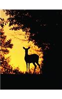 Doe a Deer Blank Sketchbook: Art Sketch Pad Notebook(18 Wildlife150 Sketch)