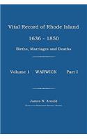 Vital Record of Rhode Island 1630-1850