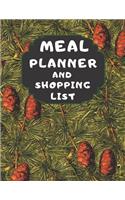 Meal Planner And Shopping List: Track And Plan Your Meals Weekly, 55 Week Christmas Food Planner, Log, Diary, Journal, Calendar, Meal Prep And Planning Christmas Grocery List (112 