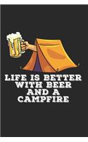 Bier Camping Notizbuch