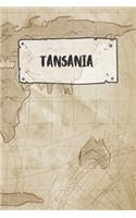 Tansania: Liniertes Reisetagebuch Notizbuch oder Reise Notizheft liniert - Reisen Journal für Männer und Frauen mit Linien