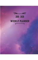 2019-2020 Weekly Planner: Sept 1, 2019 to Dec 31, 2020 - Weekly View Planner, Organizer, Agenda & Diary - Academic School Year - 16 Month Calendar Schedule - Student Planner 